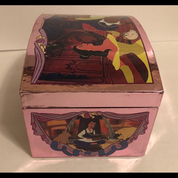 1991 Disney Beauty + the Beast Music Box NWT - Picture 6 of 16